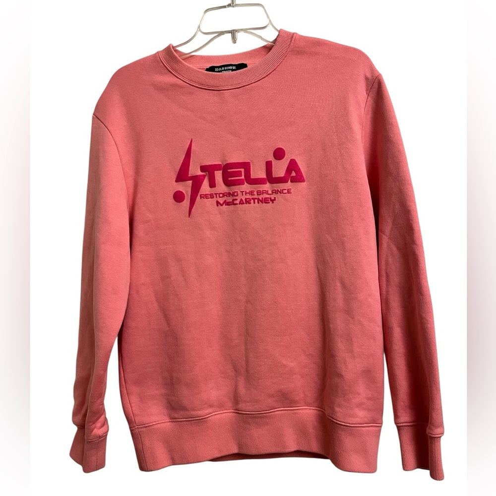 Stella McCartney Restore the Balance Coral Pink Sweatshirt, size S